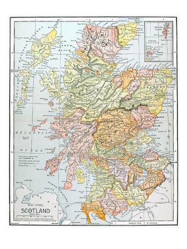 Map: Scotland image regarding Printable Map of Scotland named Map: Scotland